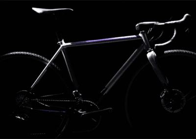 Publicité pour la marque de cycles Wish One